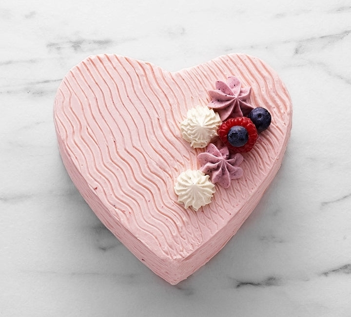 Layer cake coeur Framboise Rose Paris