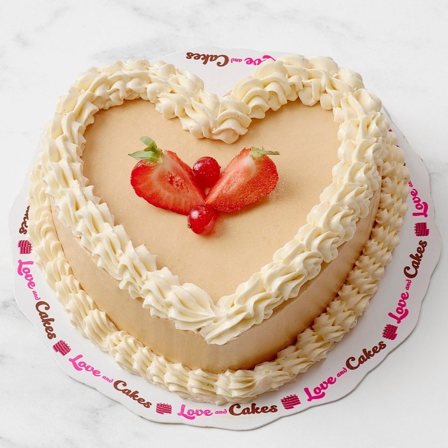 Layer cake coeur Vintage Caramel Paris