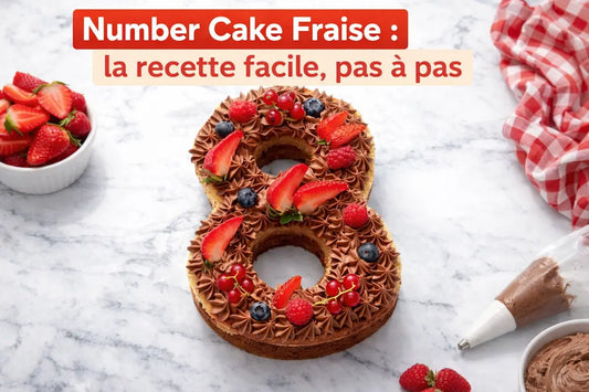 Number Cake Fraise : la recette facile, pas à pas