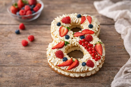 Number cake fruit rouge : recette facile et bluffante