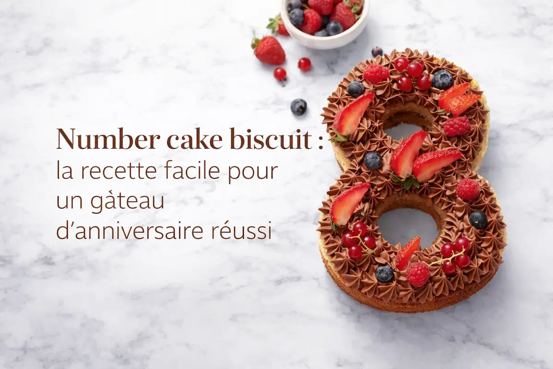 Number cake biscuit : la recette facile pour un gâteau réussi