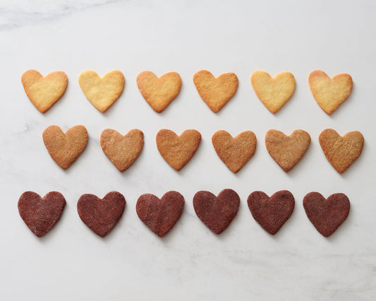 Pack Sugar cookies coeur x50