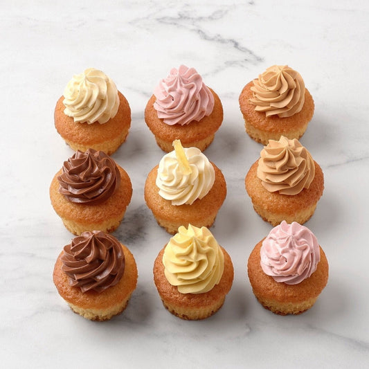 Coffret 9 Cupcakes "Les Classiques"