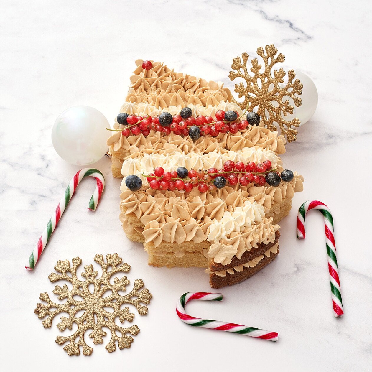 Gateau de Noël Christmas cake Love and Cakes Paris Caramel