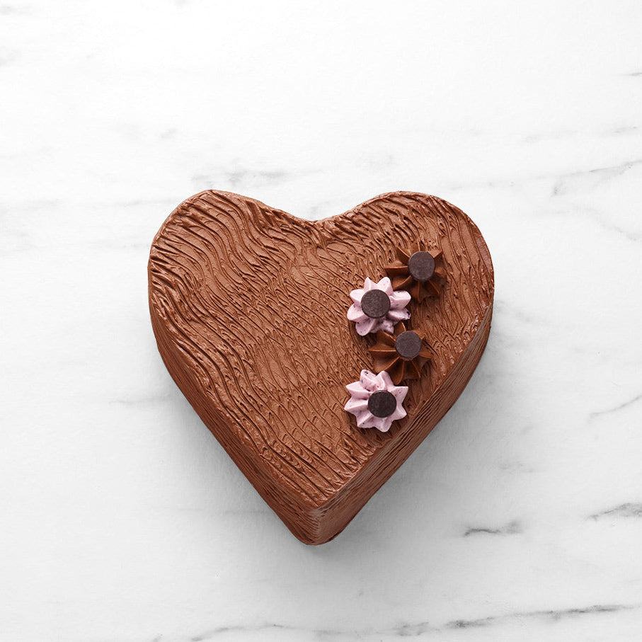 Layer cake coeur Chocolat Paris