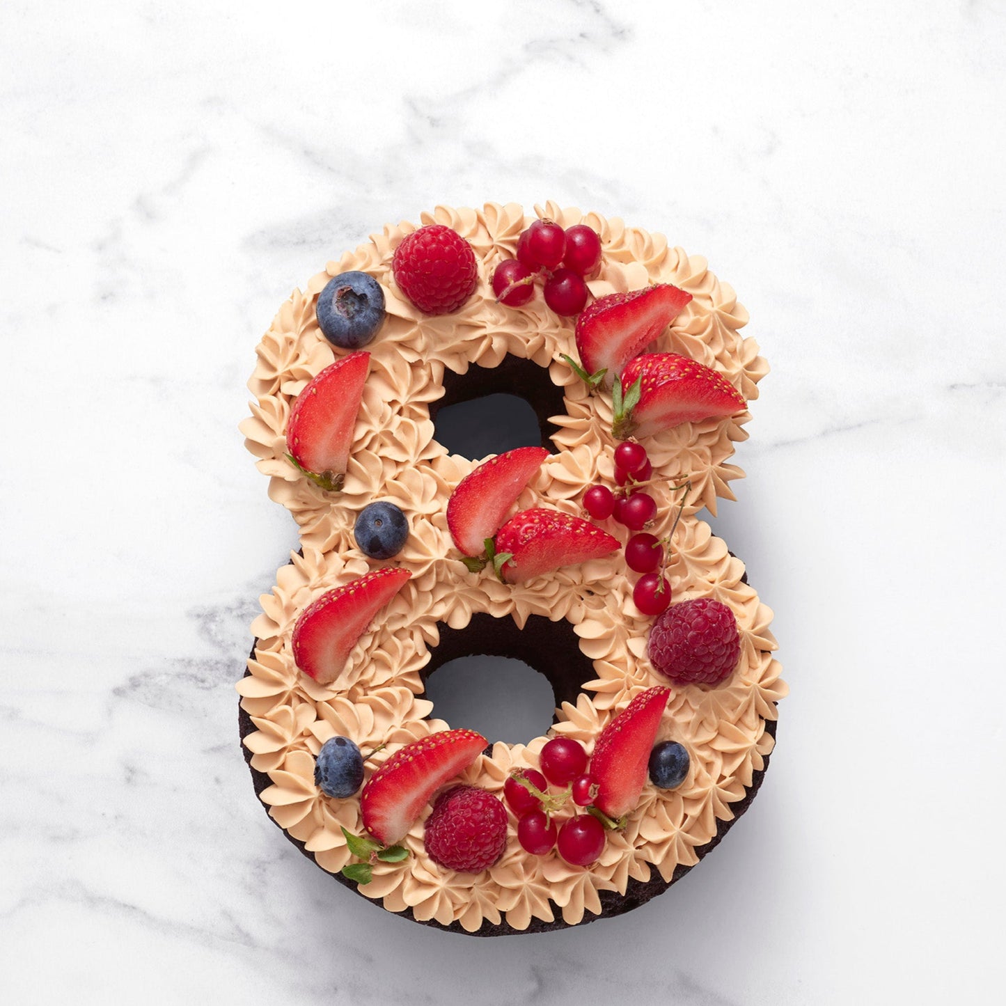 Number Cake Gateau chiffre 8 Caramel chocolat Love and Cakes Paris