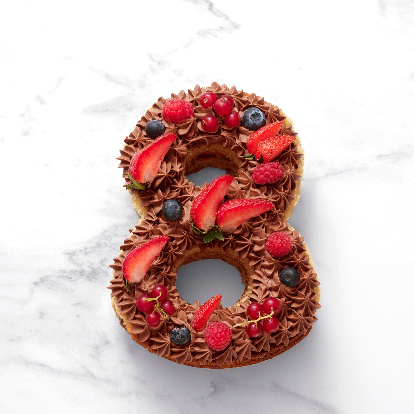 Number Cake Gateau chiffre 8 chocolat vanille Love and Cakes Paris