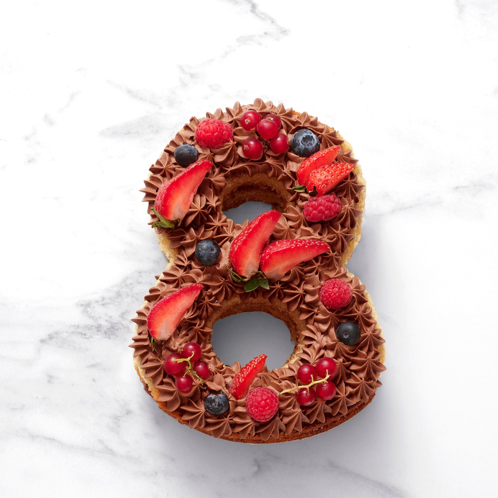 Number Cake Gateau chiffre 8 chocolat vanille Love and Cakes Paris