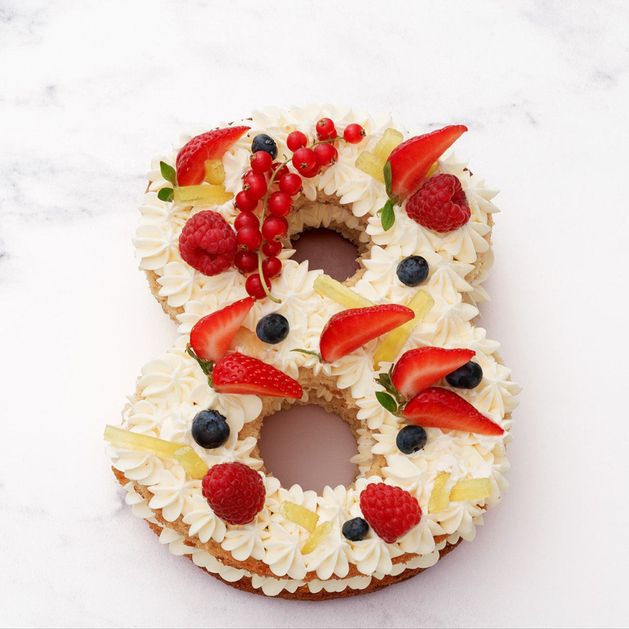 Number Cake Gateau chiffre 8 Citron Love and Cakes Paris