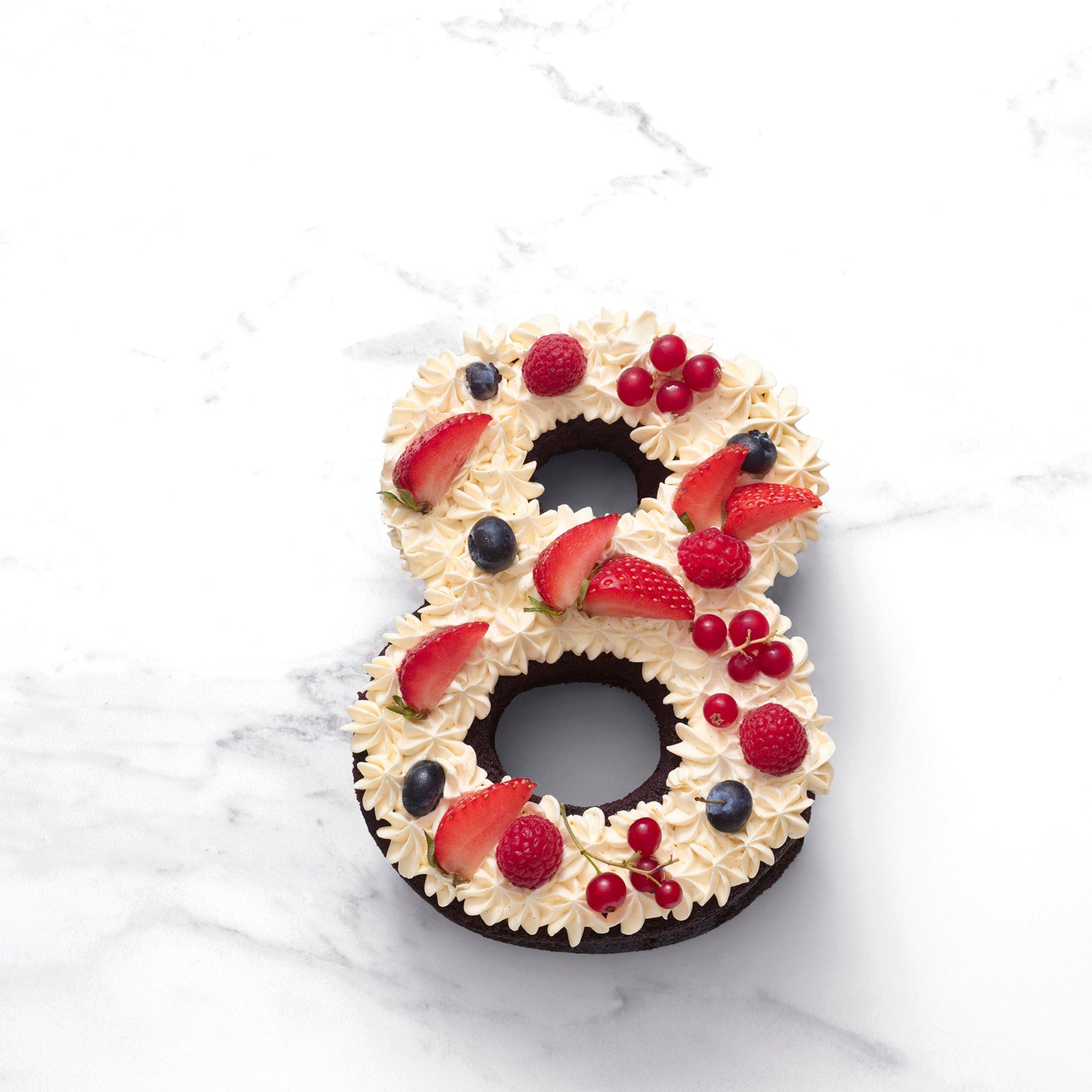 Number Cake Gateau chiffre 8 Vanille chocolat Love and Cakes Paris