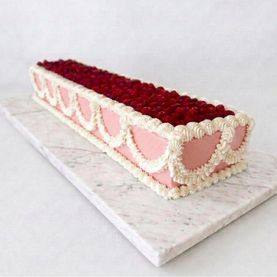 PASTEL DE BODA Infinito Rectángulo Largo