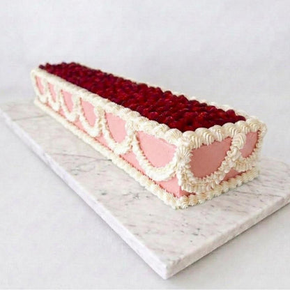 PASTEL DE BODA Infinito Rectángulo Largo