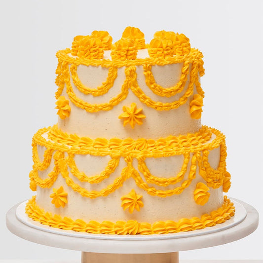 Wedding_Celebration_cake_Louisiana_Vintage_Bordures Jaunes Love_and_Cakes_Paris
